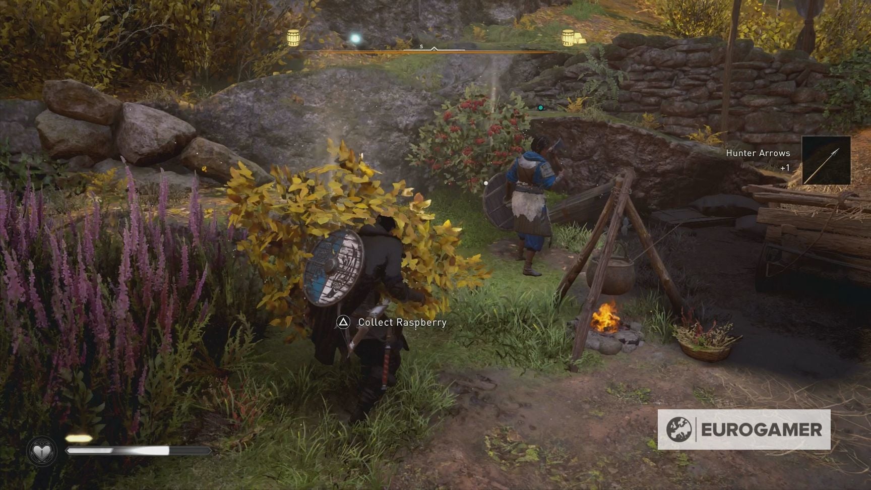 Assassin's Creed Valhalla health system How to upgrade rations, get food and health regen